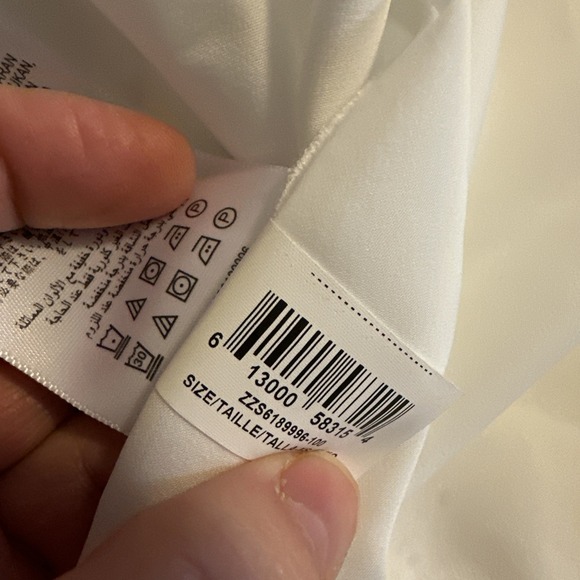 BCBG Generation Sleeveless White Dress Lined Eyelet Hem Size XS Yatch, Coastal, - Picture 12 of 16